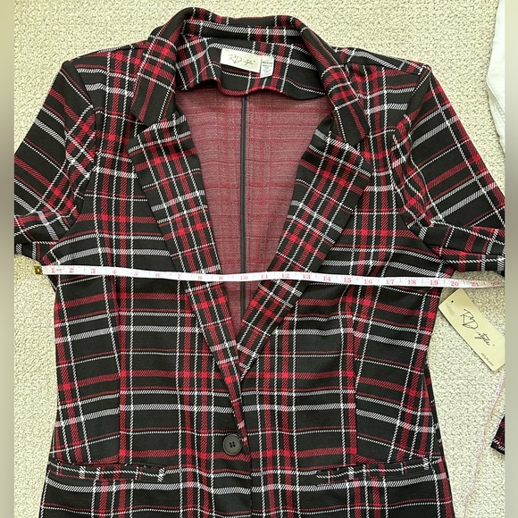RD Style Plaid or Tartan Long Jacket - Picture 5 of 12